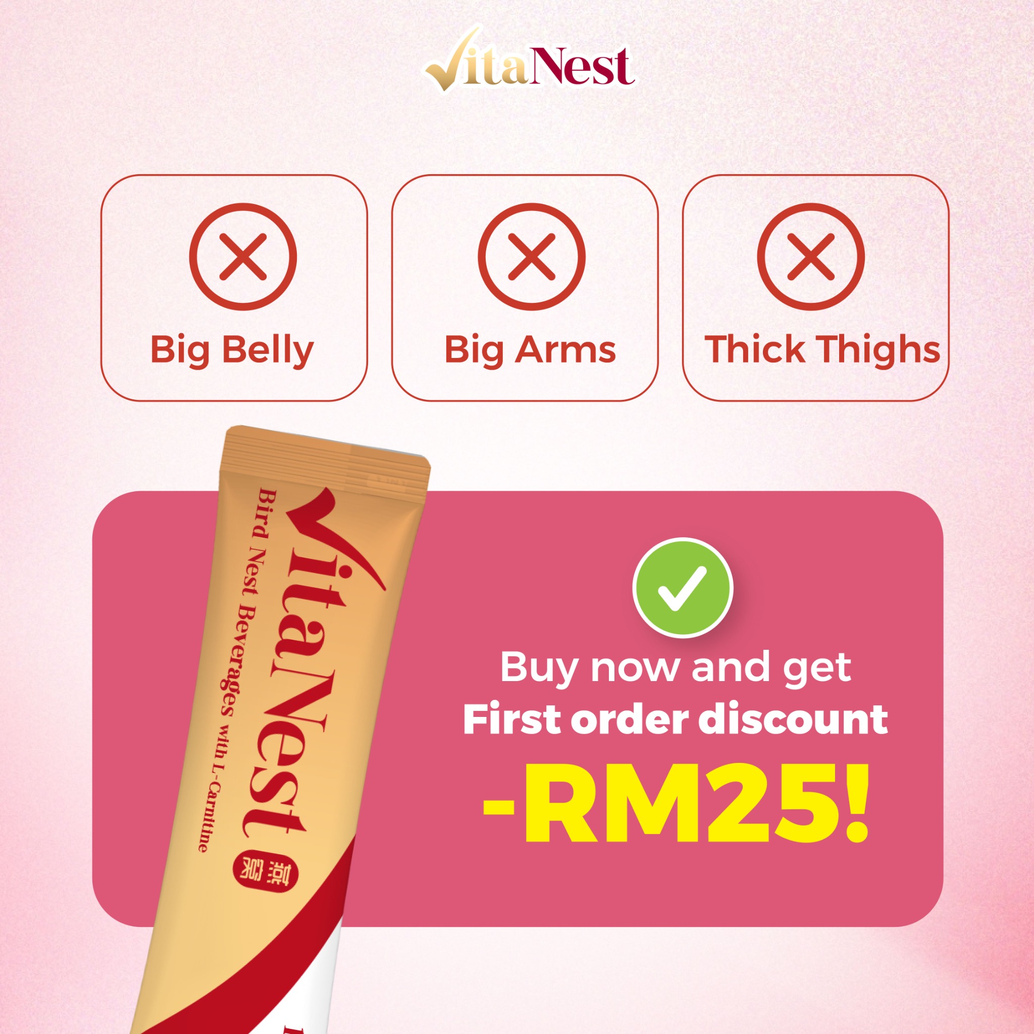 VitaNest 金丝瘦身燕窝 Facebook ad