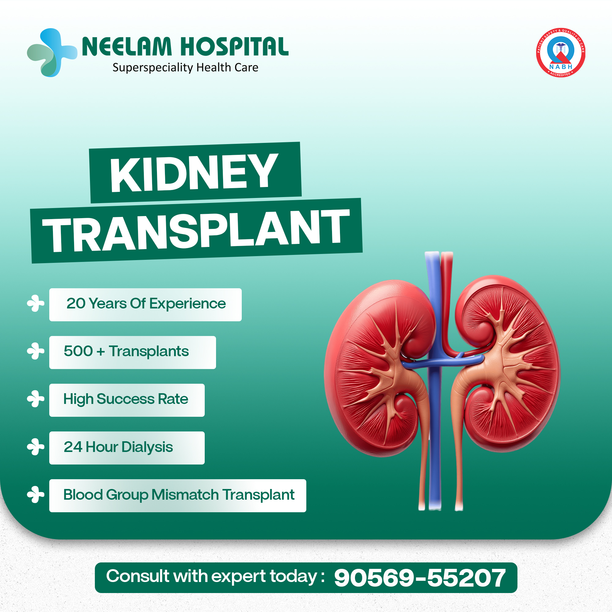 Neelam Hospital Facebook ad from Jun 16, 2026