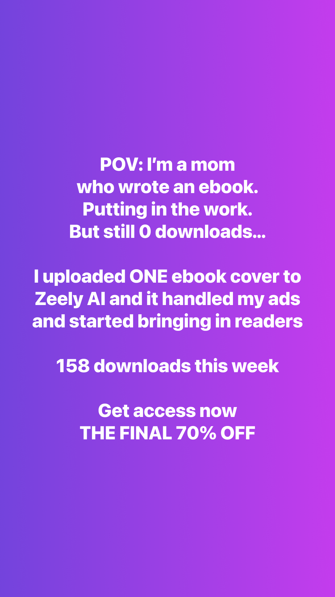 Zeely Facebook ad