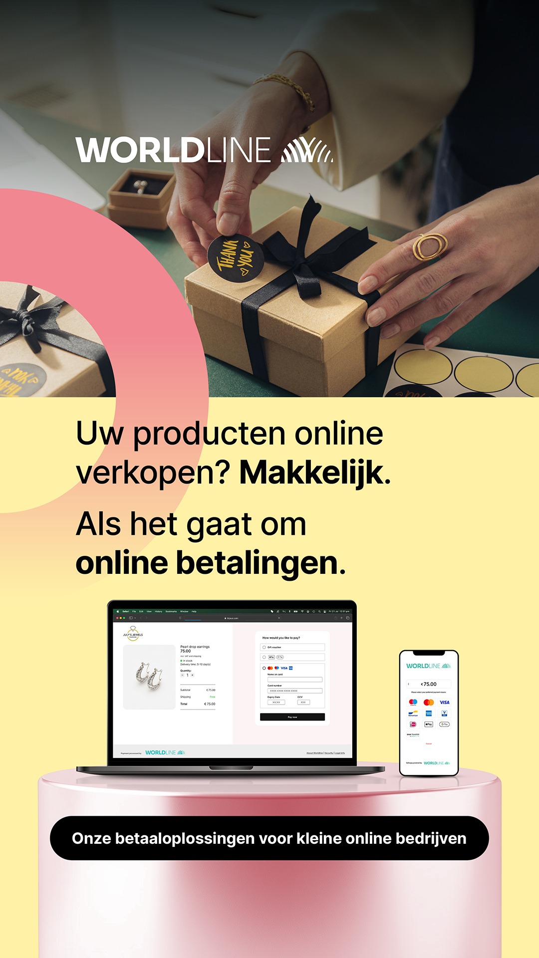 Worldline België Business Facebook ad