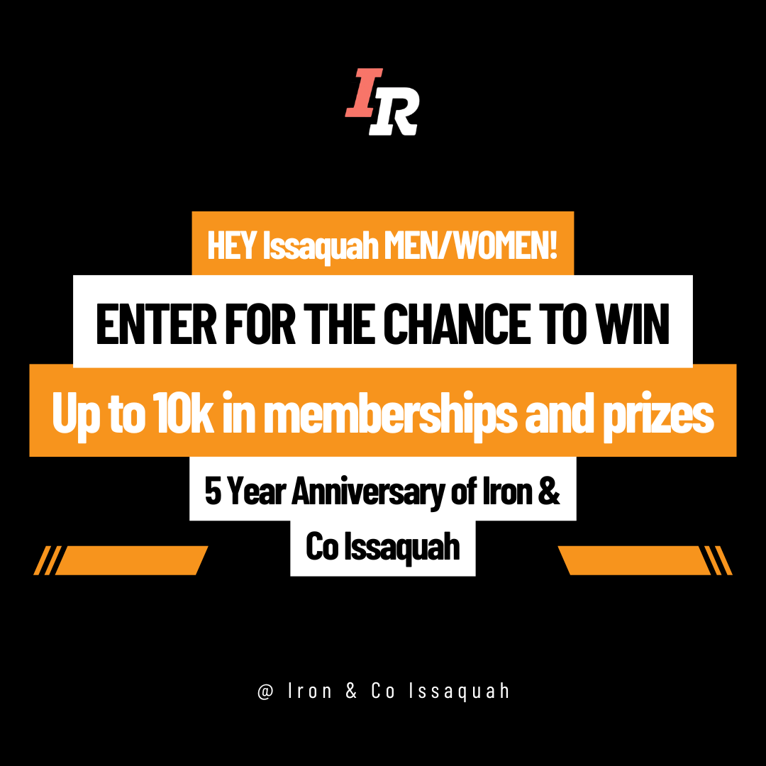Iron & Co Issaquah Facebook ad: ๐๐ฎ๐ซ๐ง ๐
๐๐ญ & ๐๐๐ ๐๐๐!