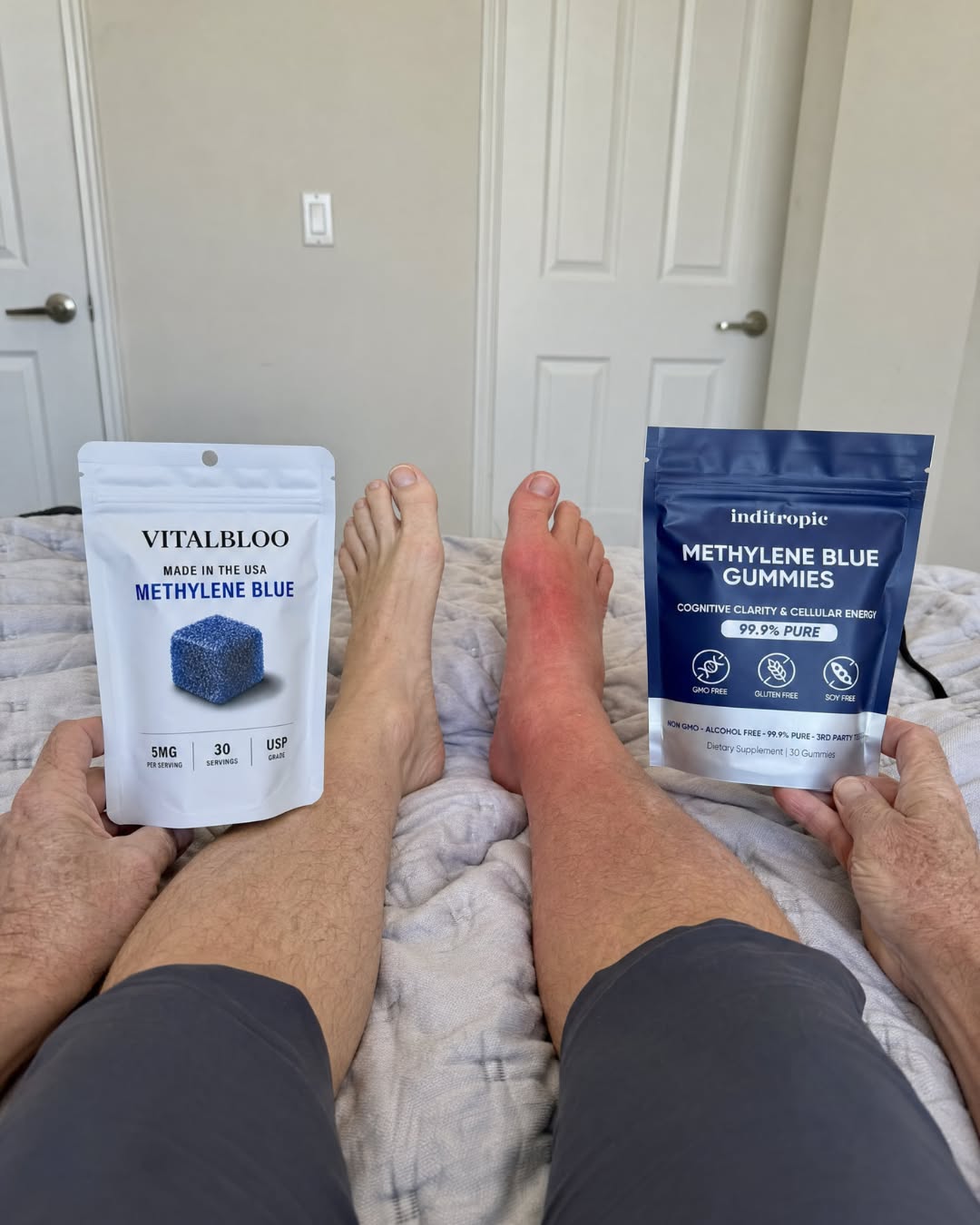 VitalBloo Facebook ad: Joe's Favourite Relief, Now Made in the USA