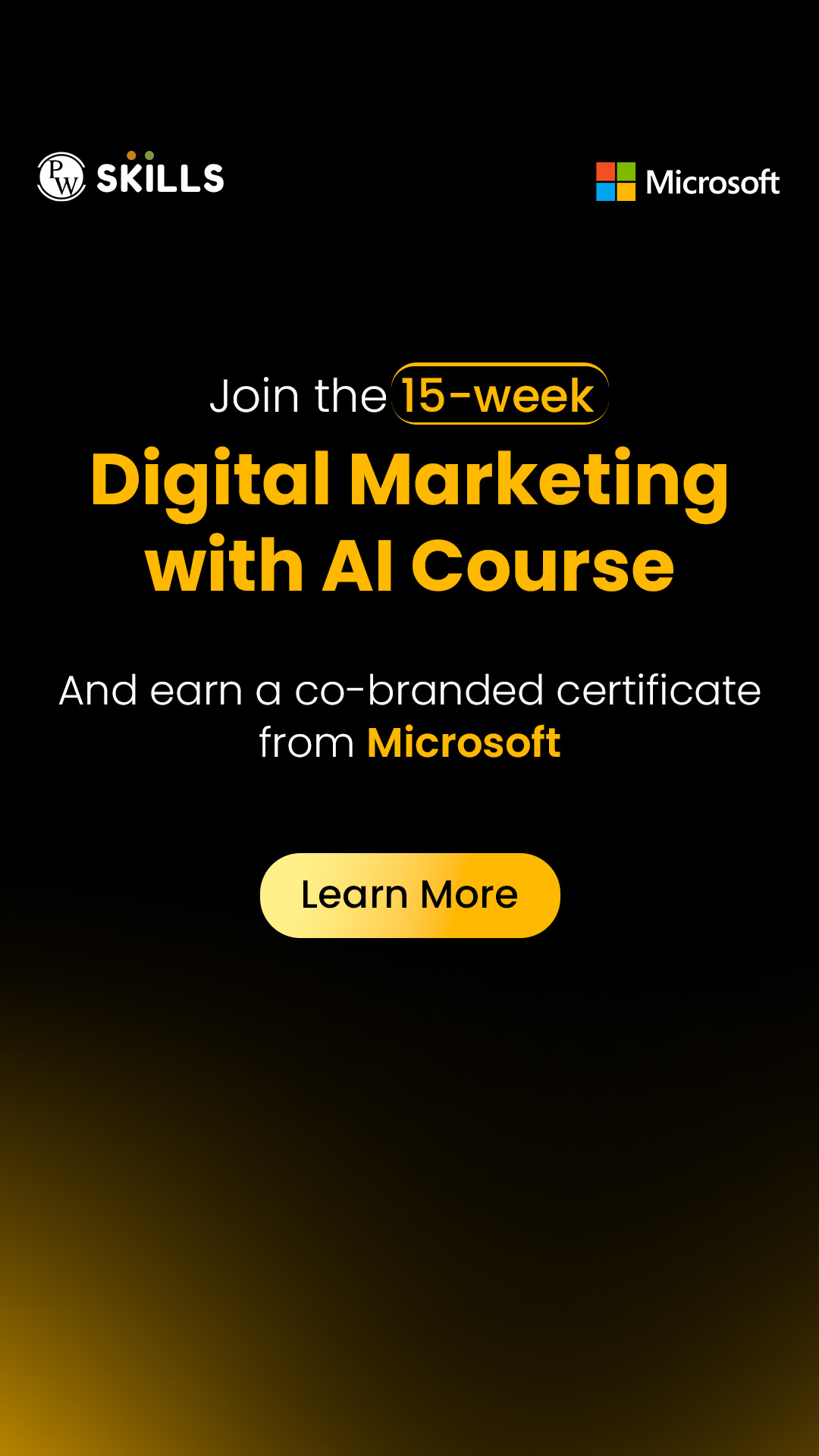 PW Skills Facebook ad