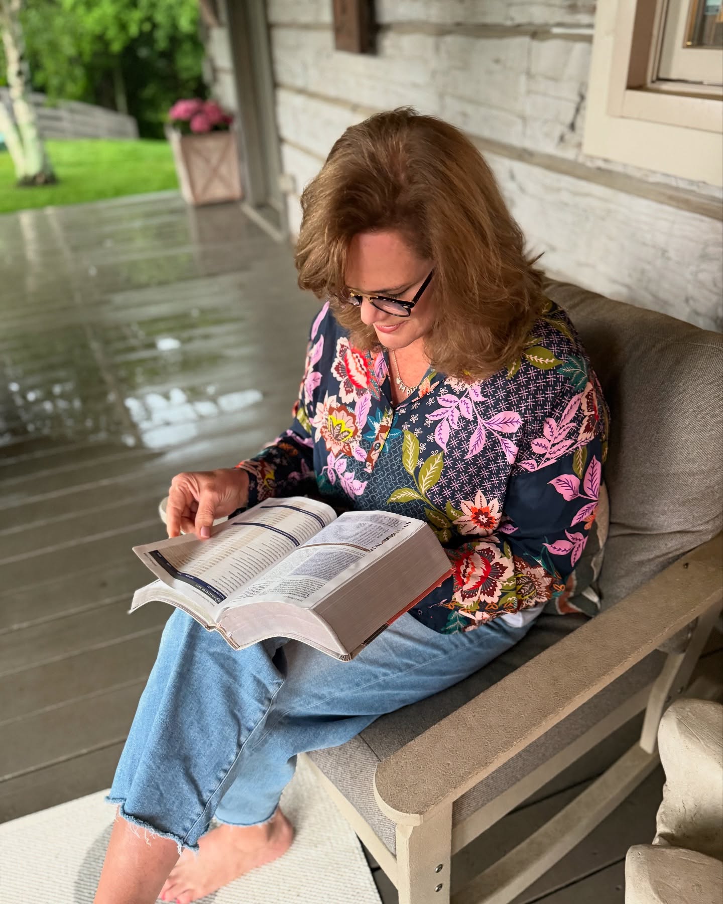Lisa Harper Facebook ad: NIV Application Bible, Red Letter, Comfort Print: Bringing…