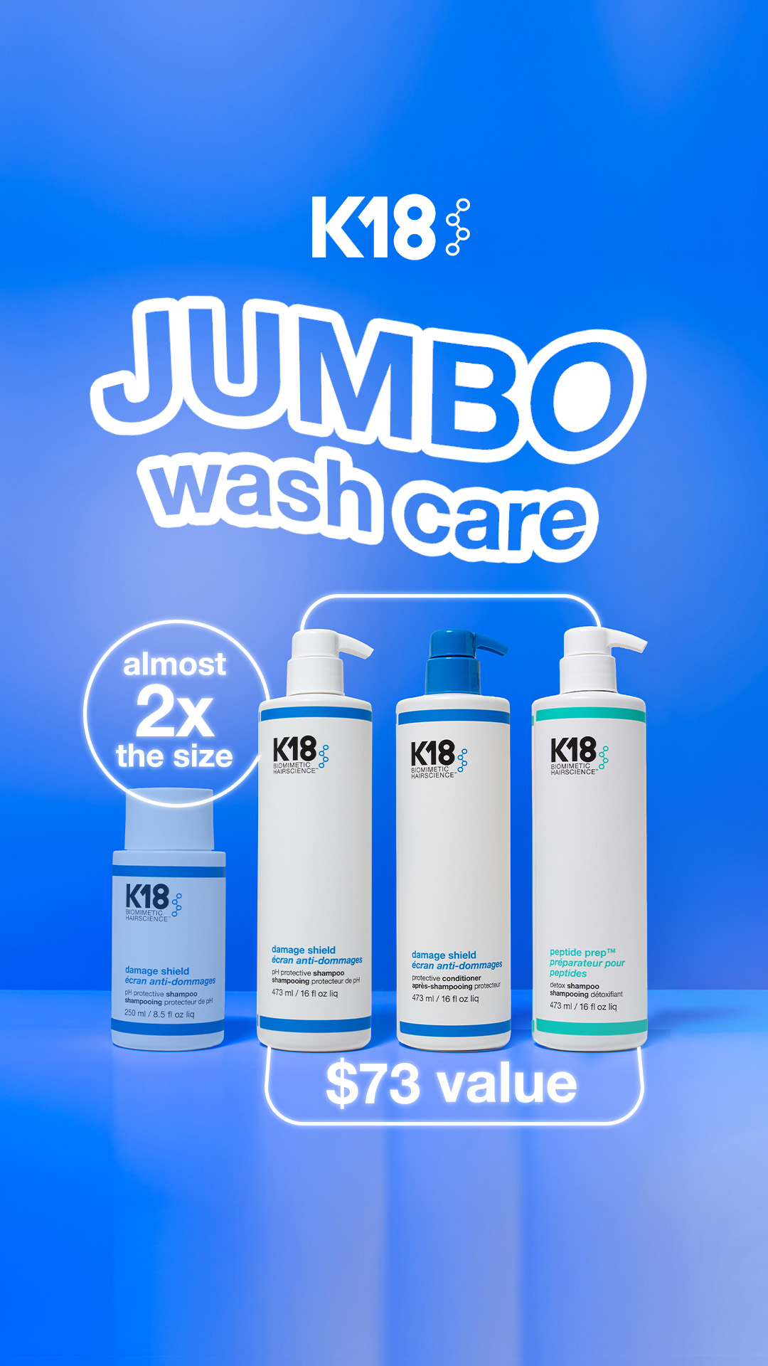 K18 Hair Facebook ad