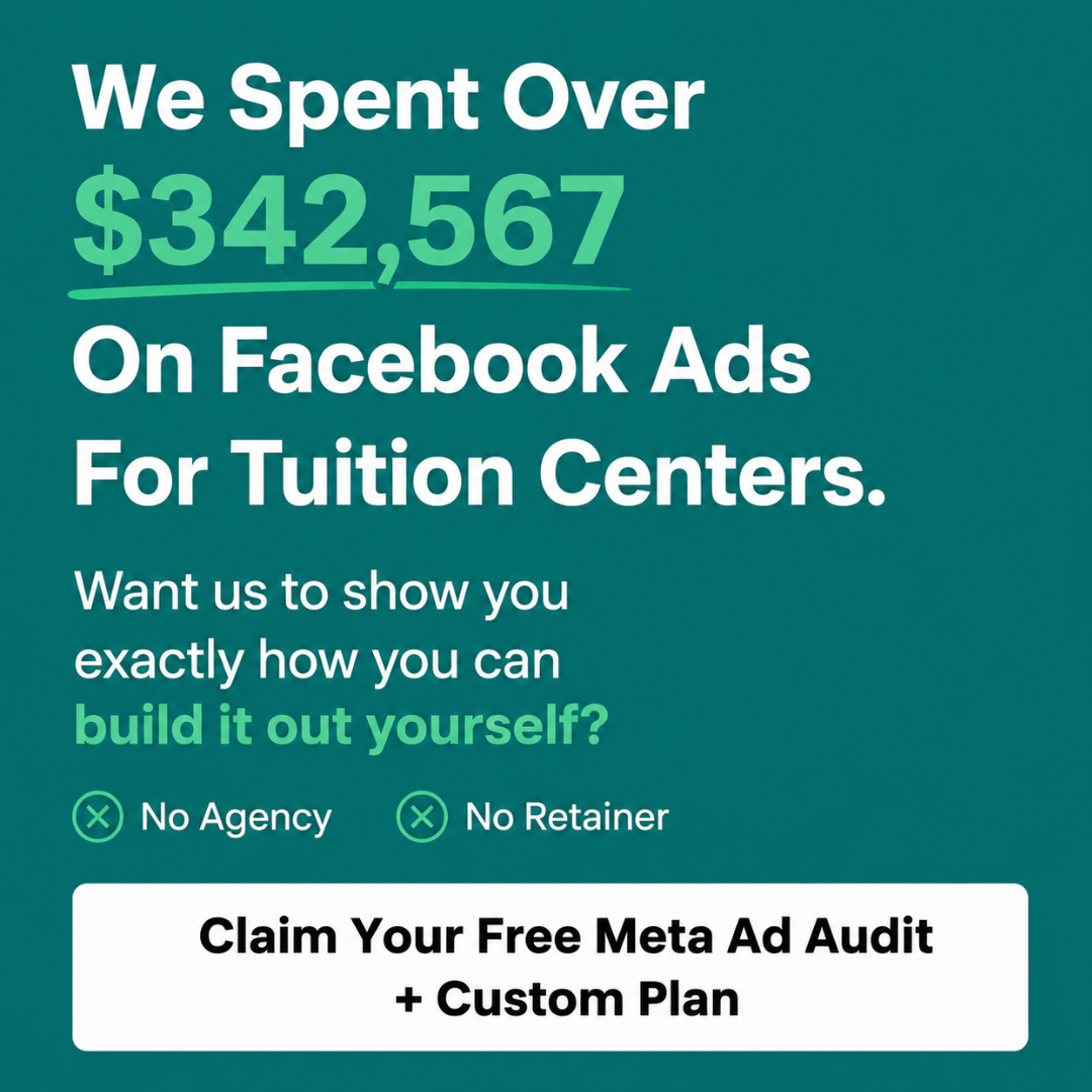 Packedwithclients Facebook ad: Tuition Centers WANTED!