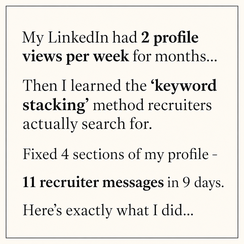 The Job Search School Facebook ad
