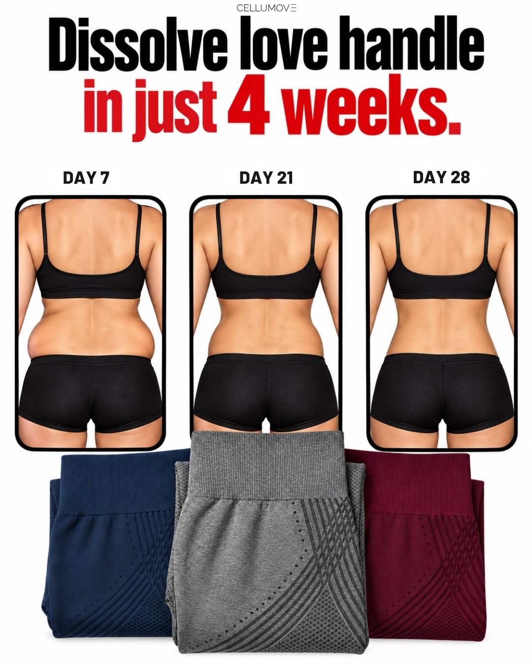 Cellumove Facebook ad: Smooth Your Curves. Love Your Shape.