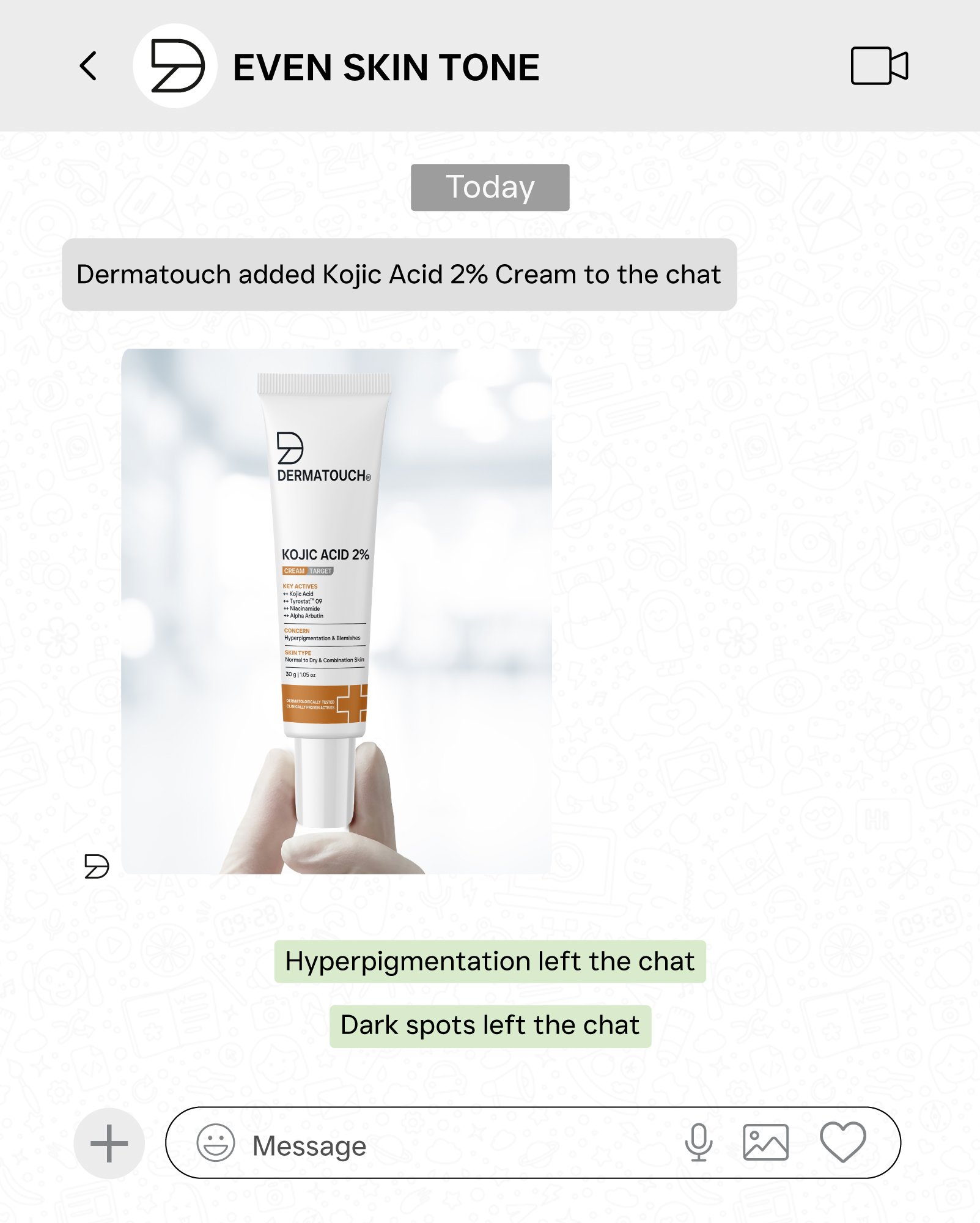 Dermatouch Facebook ad