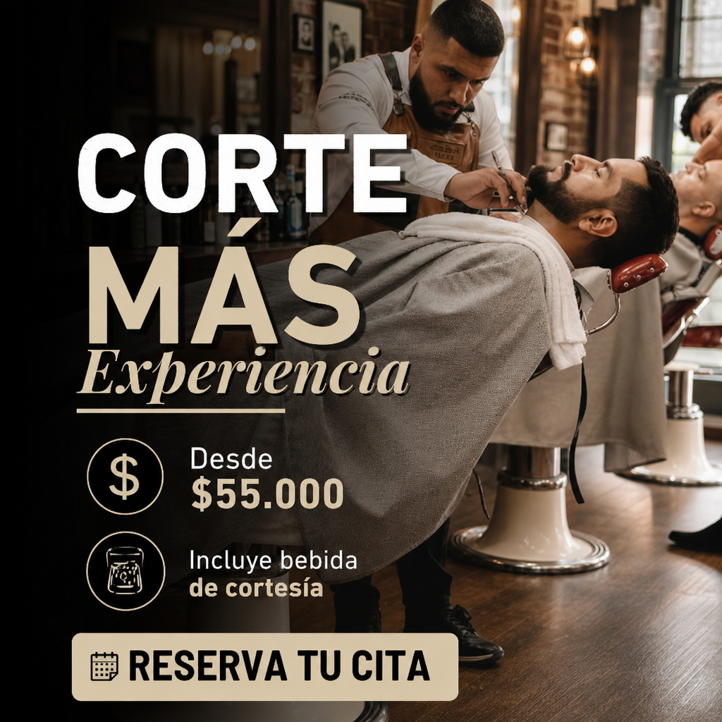 Shave Club Barberia Facebook ad: Reserva Ahora