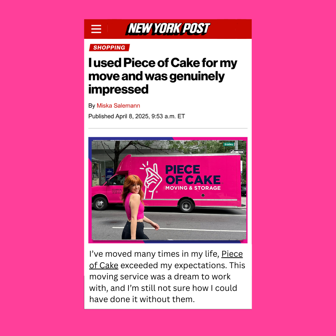 Piece of Cake Moving & Storage Facebook ad
