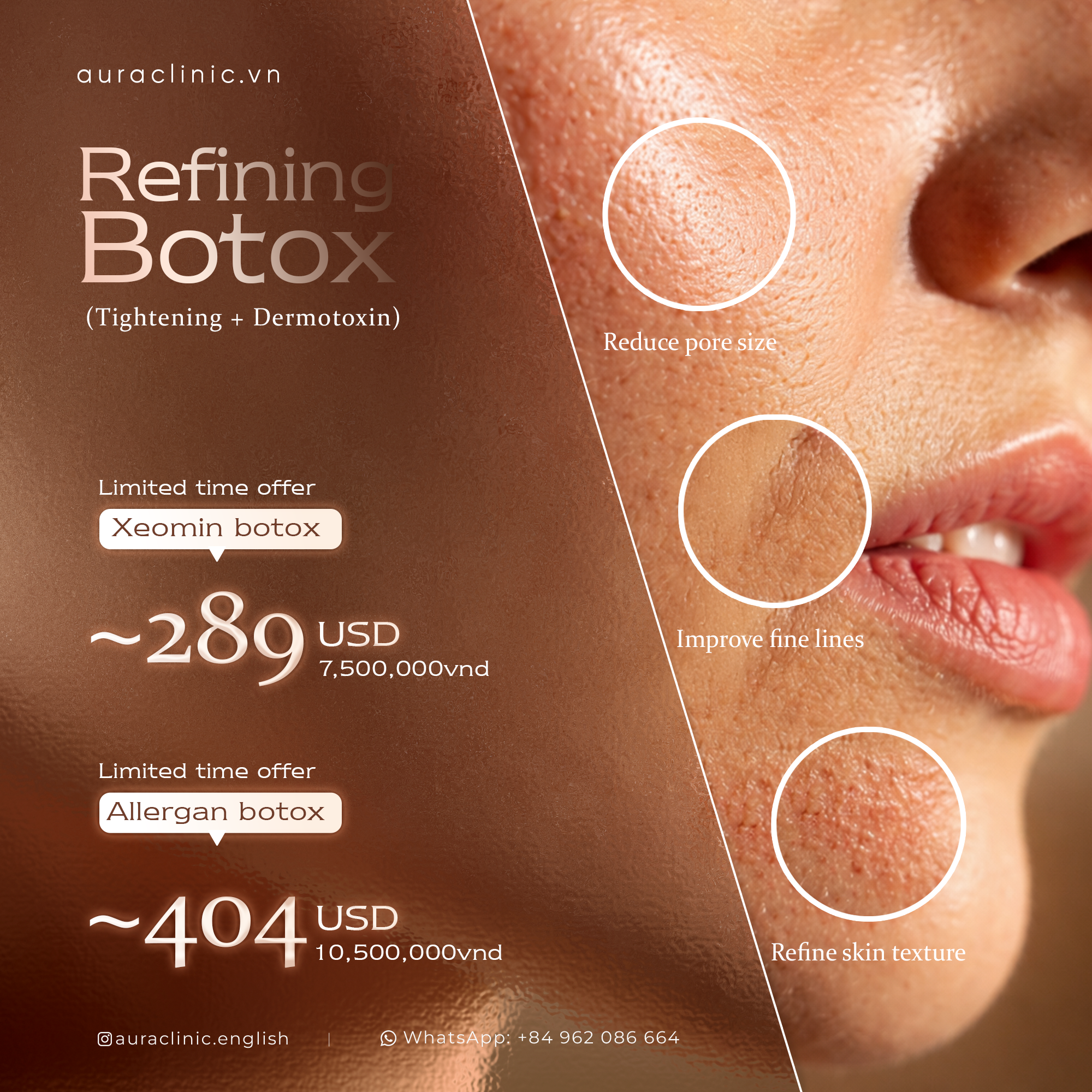 Aura Clinic Facebook ad