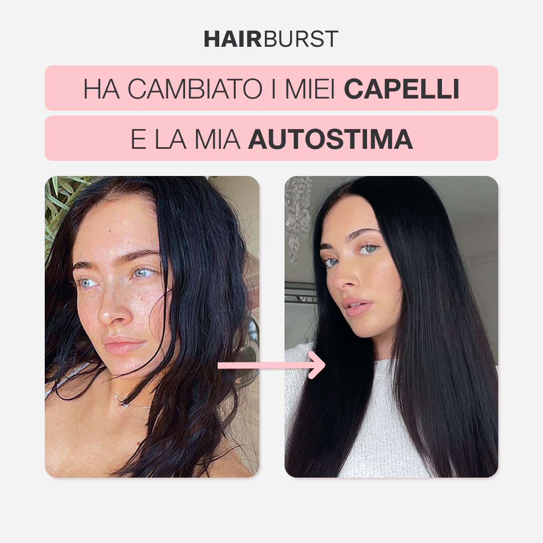 Hairburst Italia Facebook ad: Nutri i tuoi capelli dall’interno