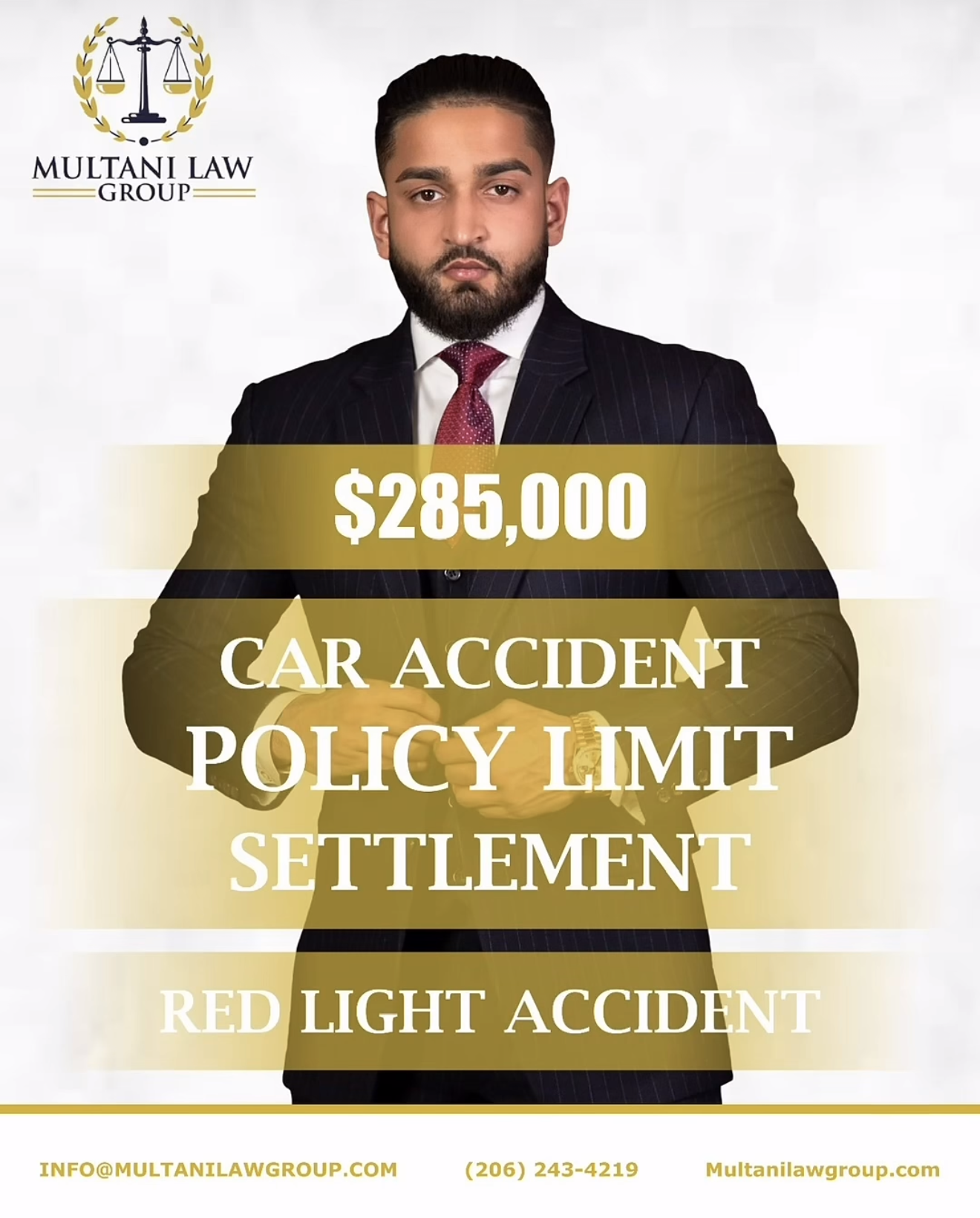 Multani Law Group Facebook ad