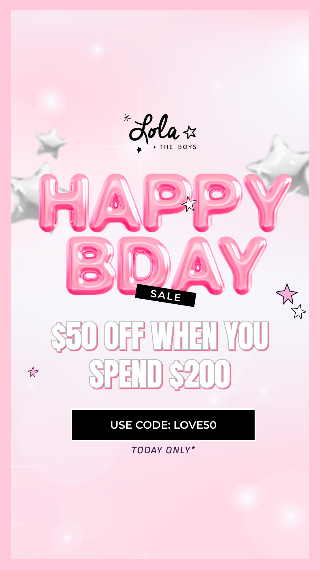 Lola + The Boys Facebook ad