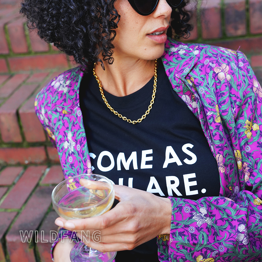 Wildfang Facebook ad: THE PARTY FOUND YOU.