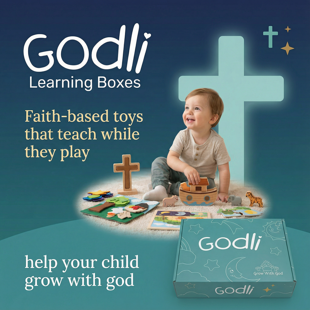 Godli Facebook ad: Help Your Child Grow With God