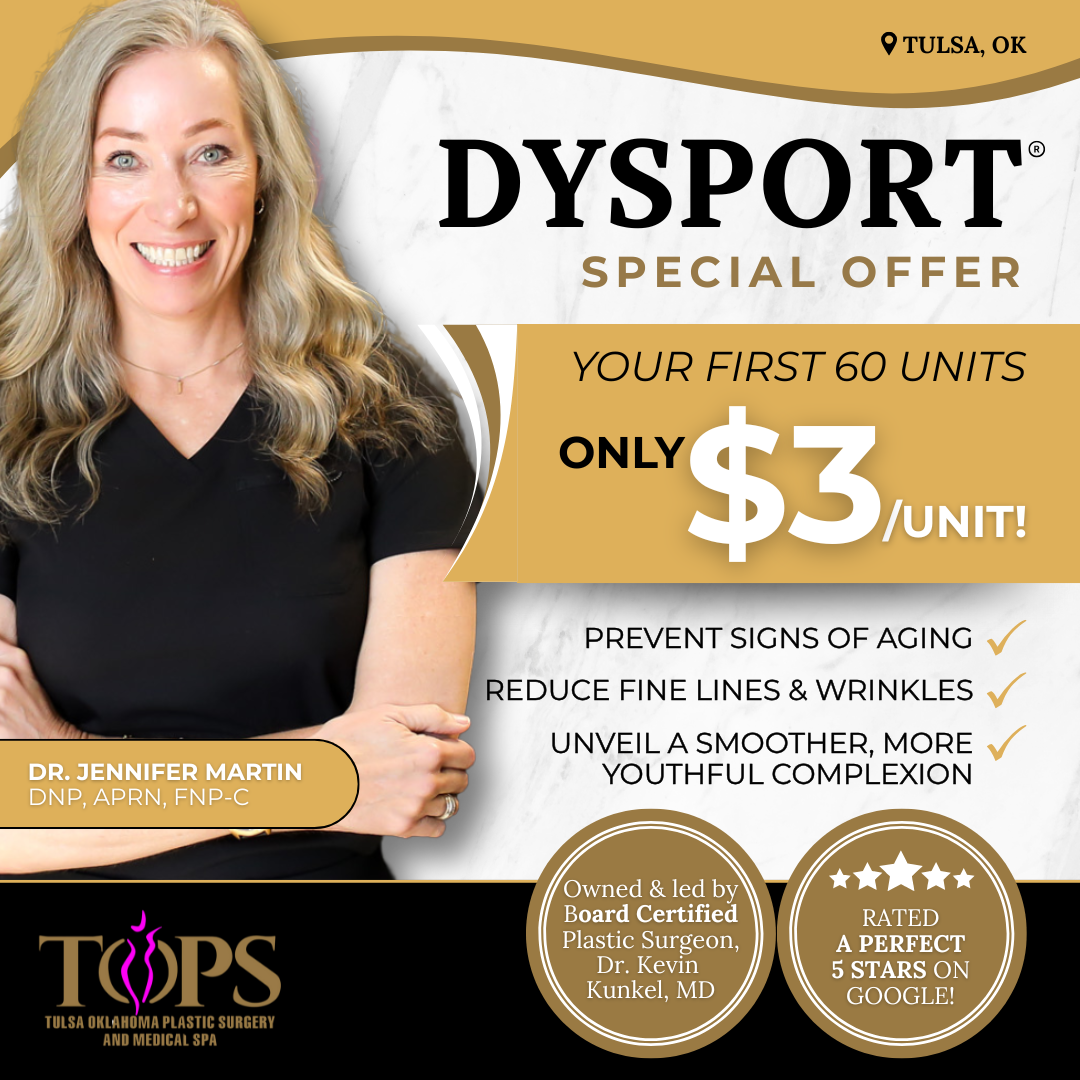 Tulsa Oklahoma Plastic Surgery/TOPS Medical Spa Facebook ad