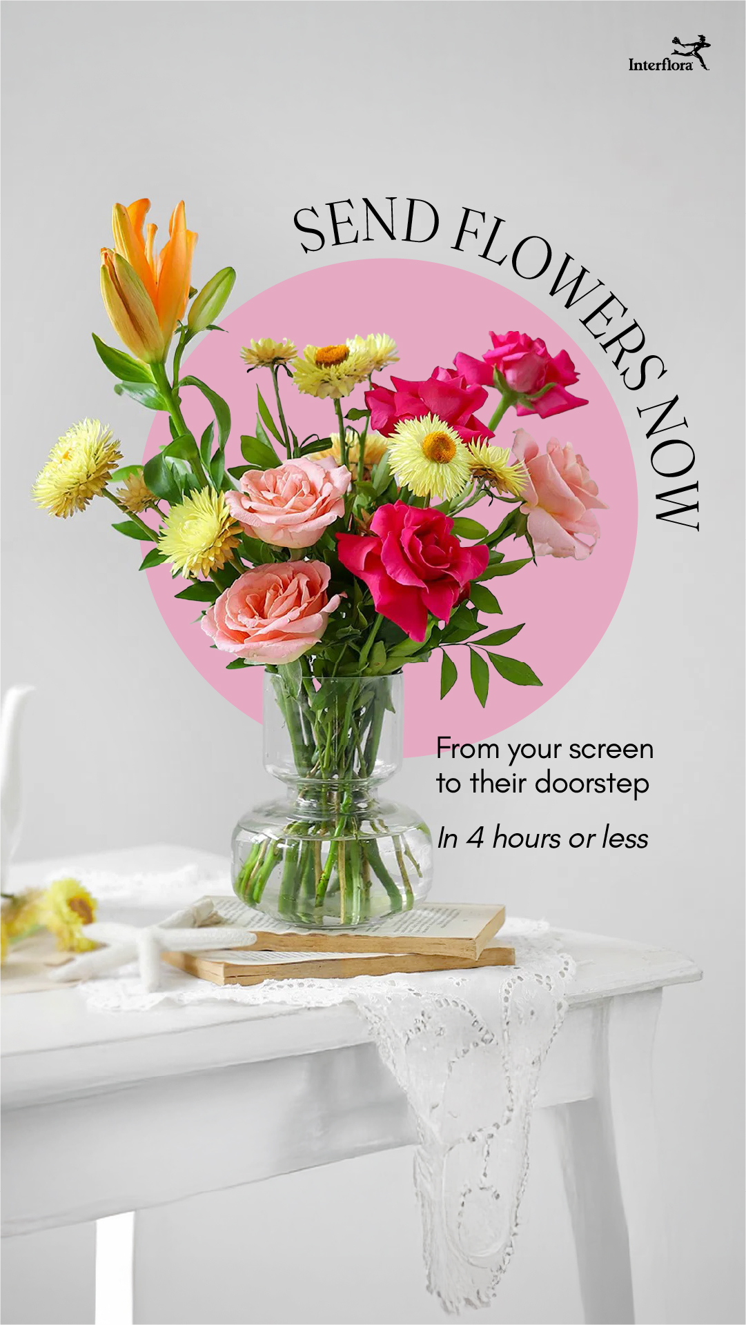Interflora India Facebook ad