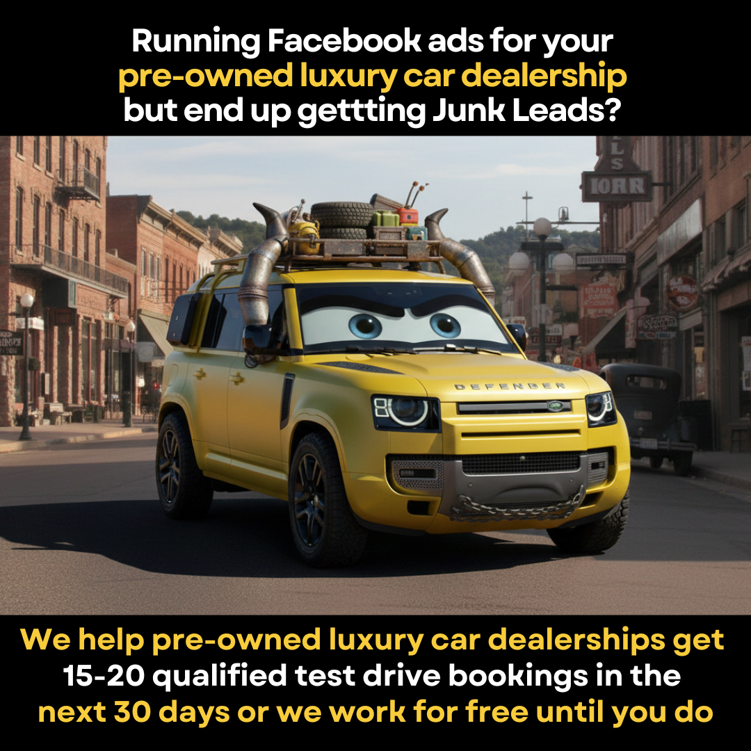 Leads Fusion Facebook ad: Ads live. Test-drive calendar empty. Something’s broken.