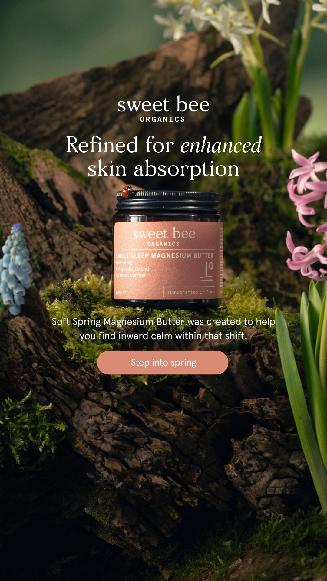 Sweet Bee Organics Facebook ad