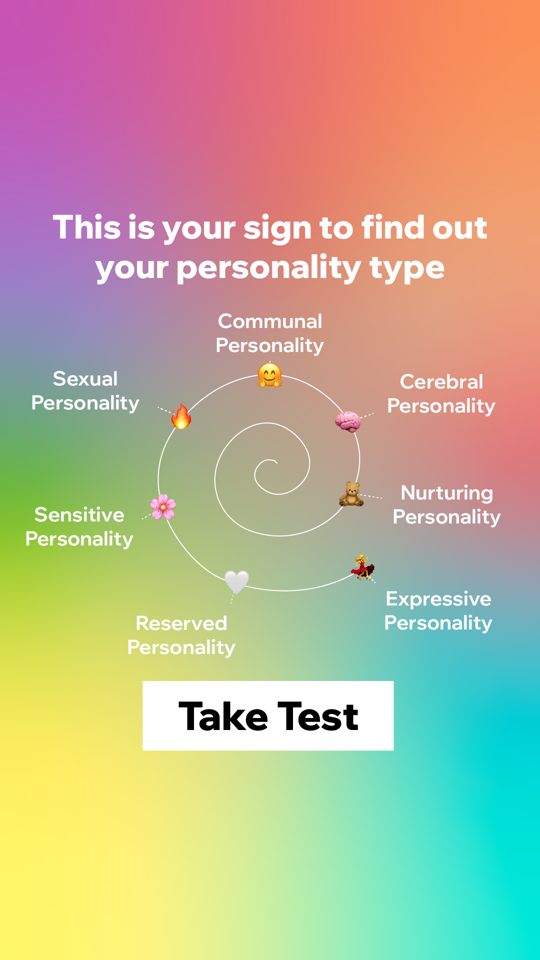 Personality Type Facebook ad