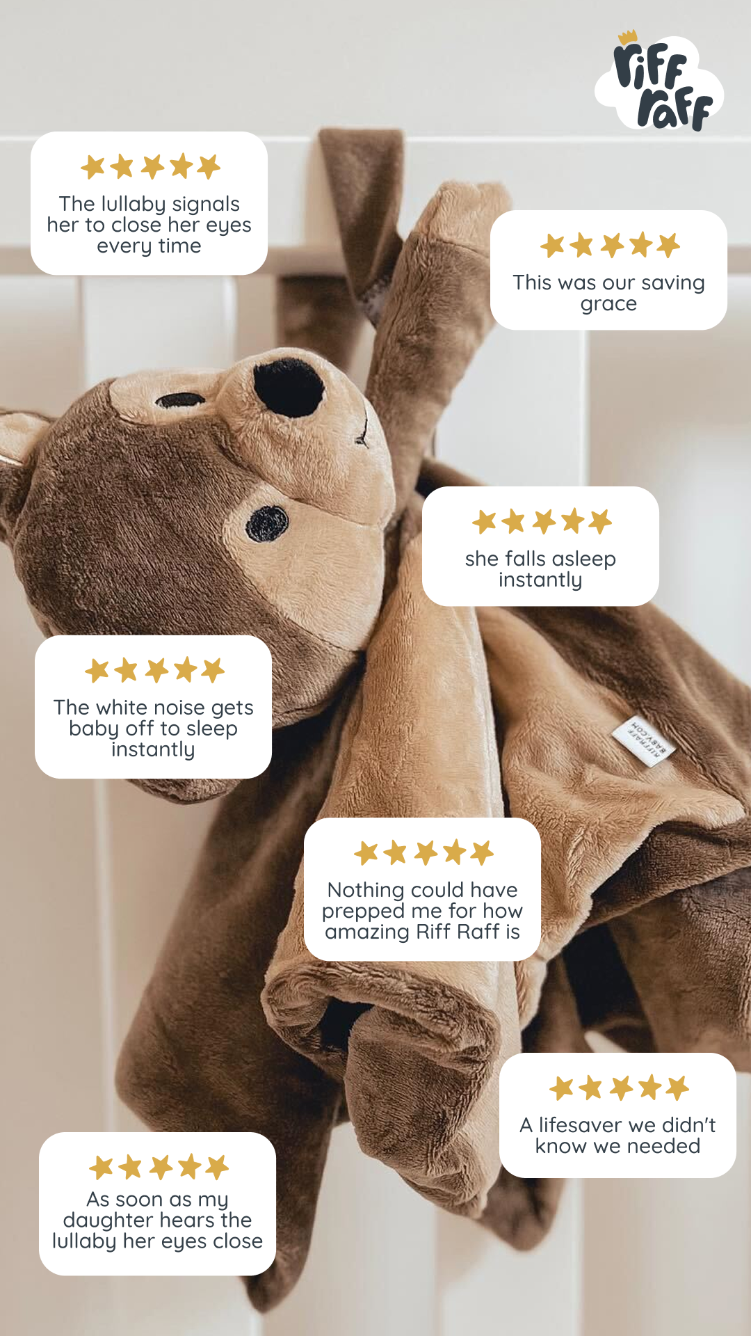 RIFF RAFF SLEEP TOYS Facebook ad