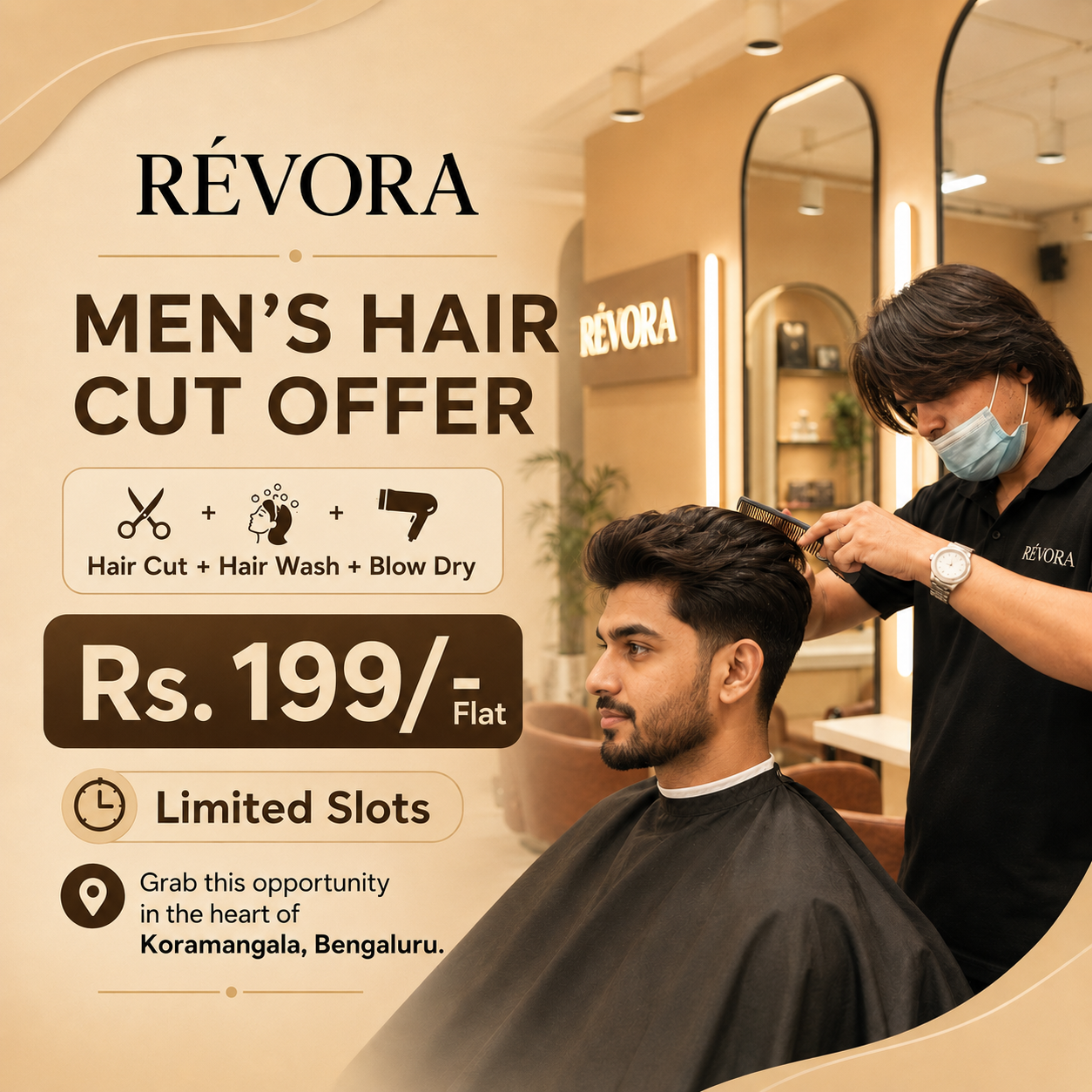Révora Unisex Salons Facebook ad