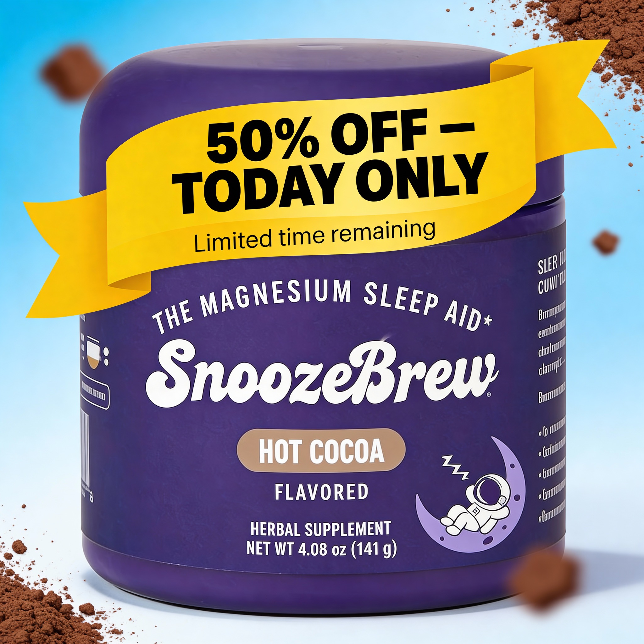 SnoozeBrew Facebook ad
