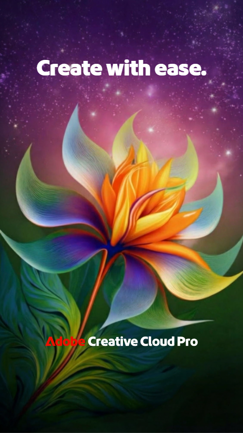 Adobe Creative Cloud Facebook ad