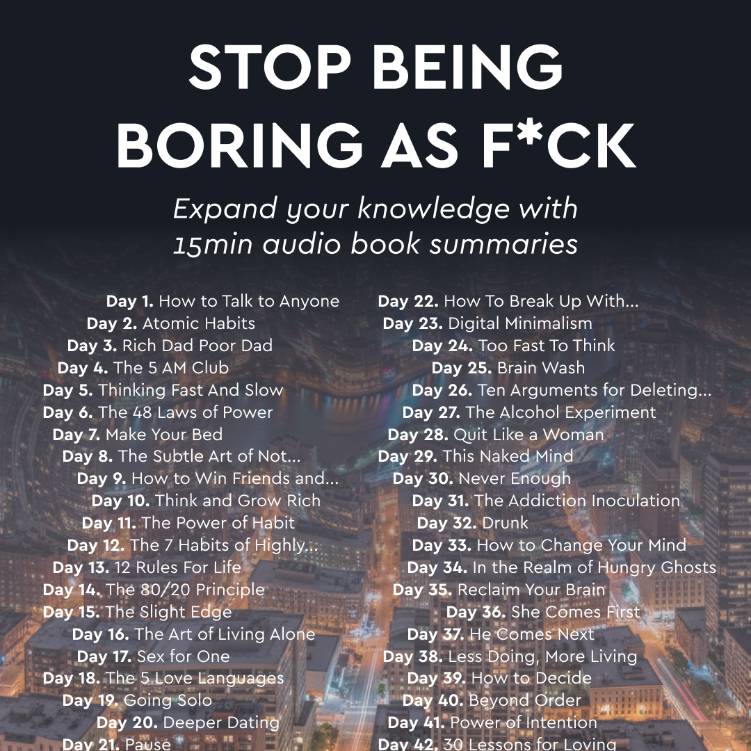 Blinkist Facebook ad: Become A Better You With This Book Summary