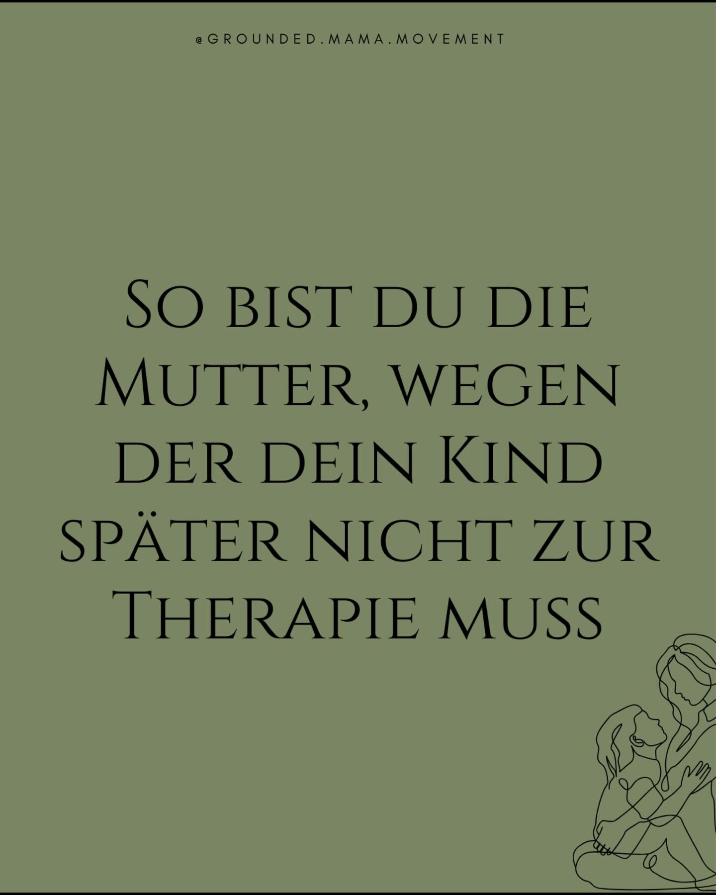 Grounded Mama Movement Facebook ad: Schon wieder bist du laut geworden und hast…