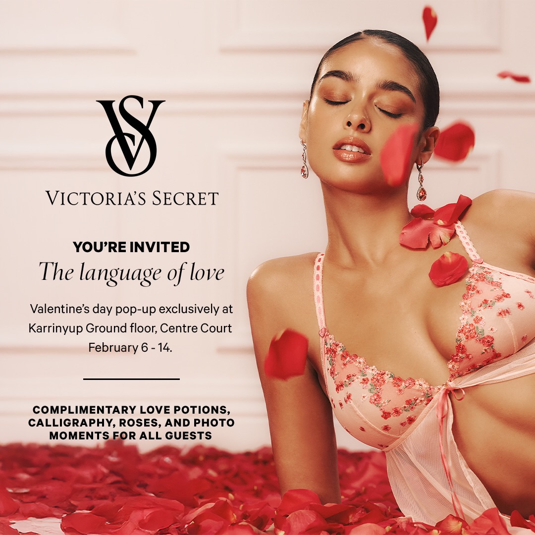 Victoria's Secret Facebook ad: Perth Angels Victoria’s Secret Valentine’s Pop-Up is coming…