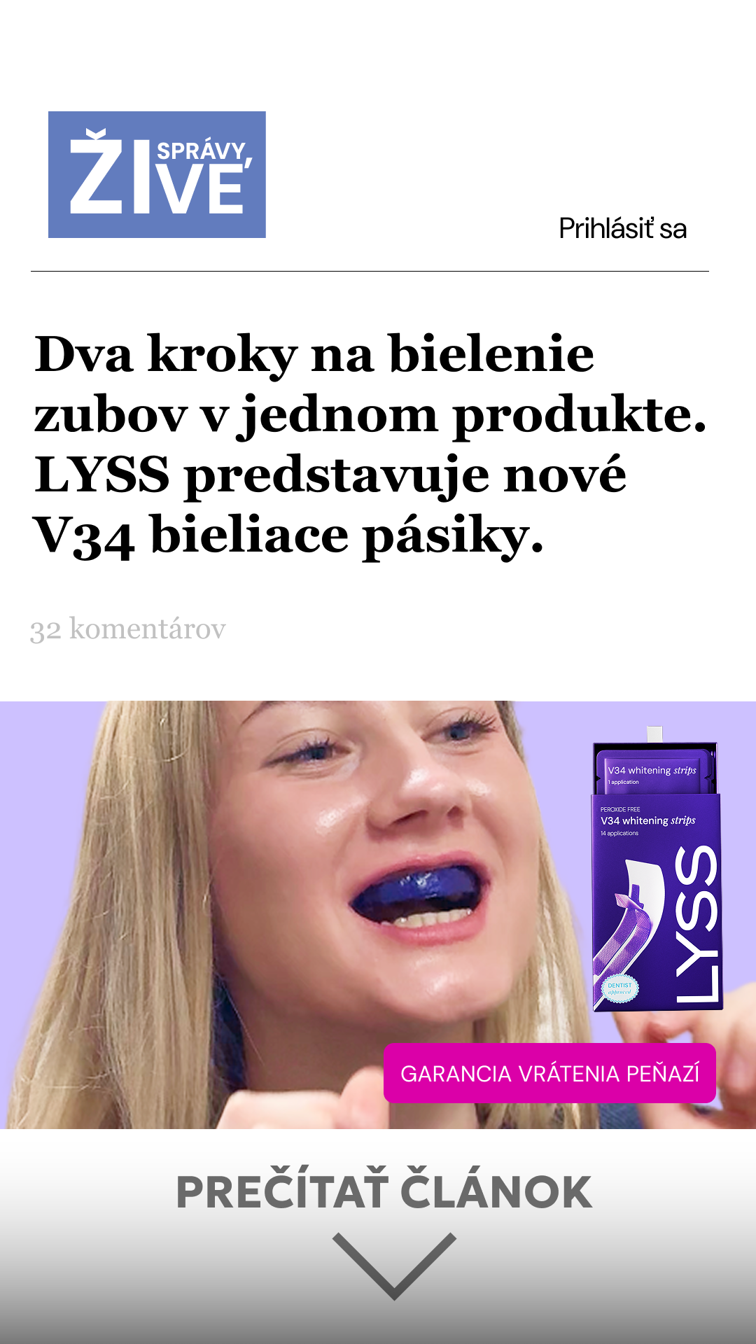LYSS SK Facebook ad