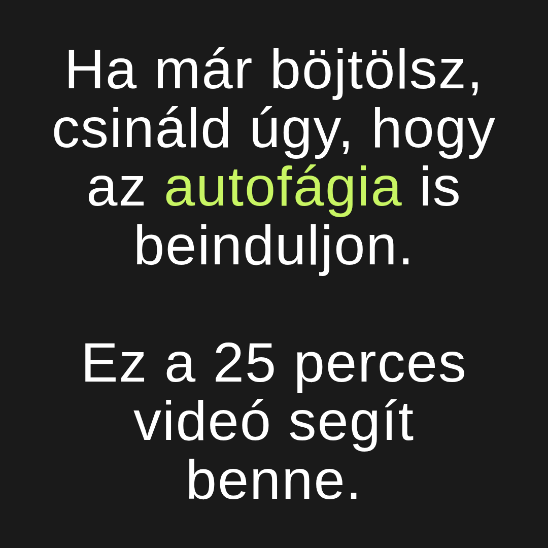 Gábor Simkó Facebook ad: 7 nap ingyenes, Böjt Mesterkurzus
