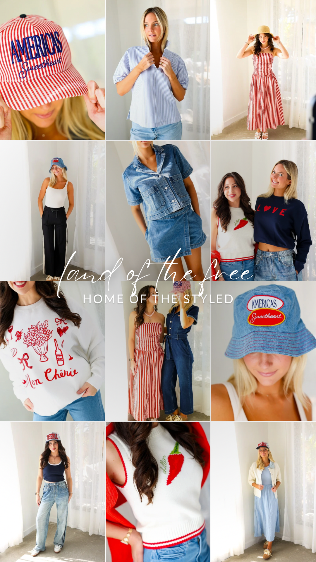 Chérie Lane Facebook ad: Shop Land of the Free Styles