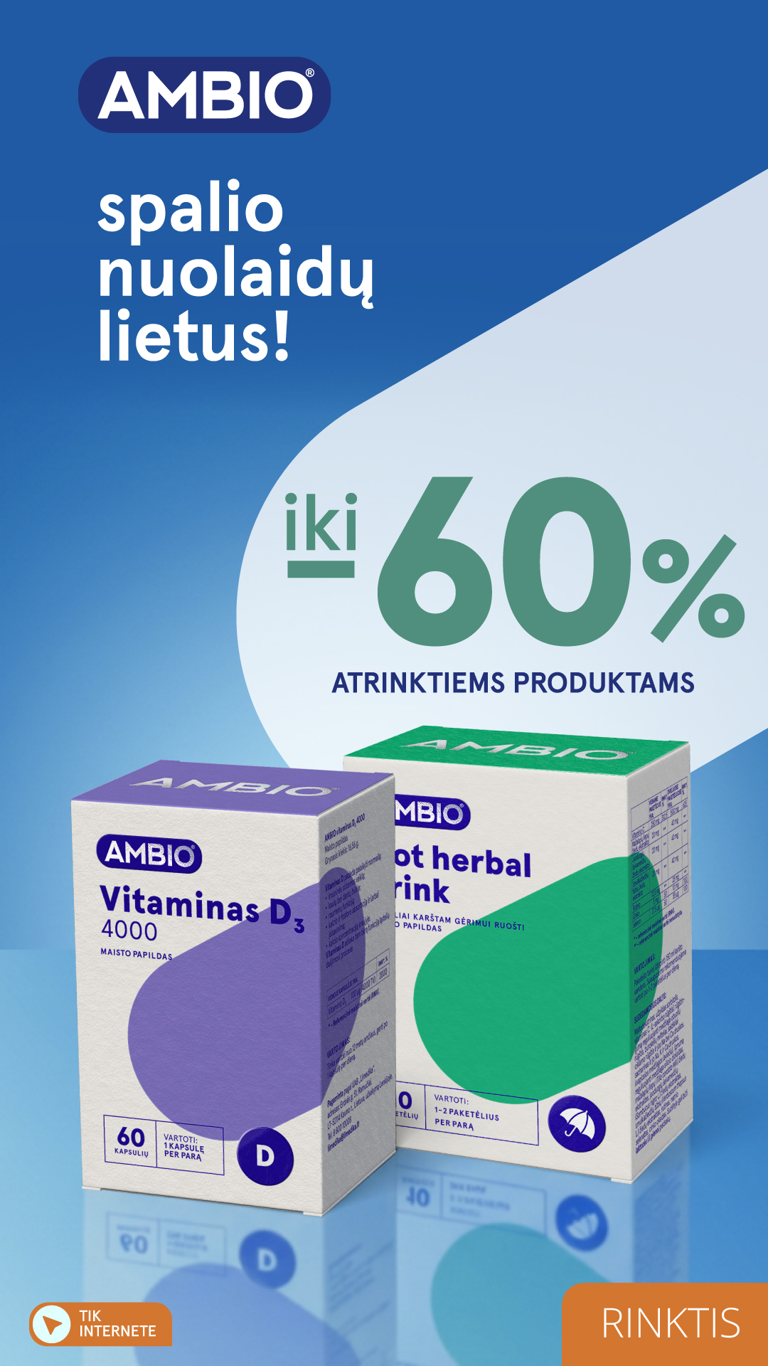 Gintarinė Vaistinė Facebook ad: Geresnei tavo versijai. Tik vaistinėse