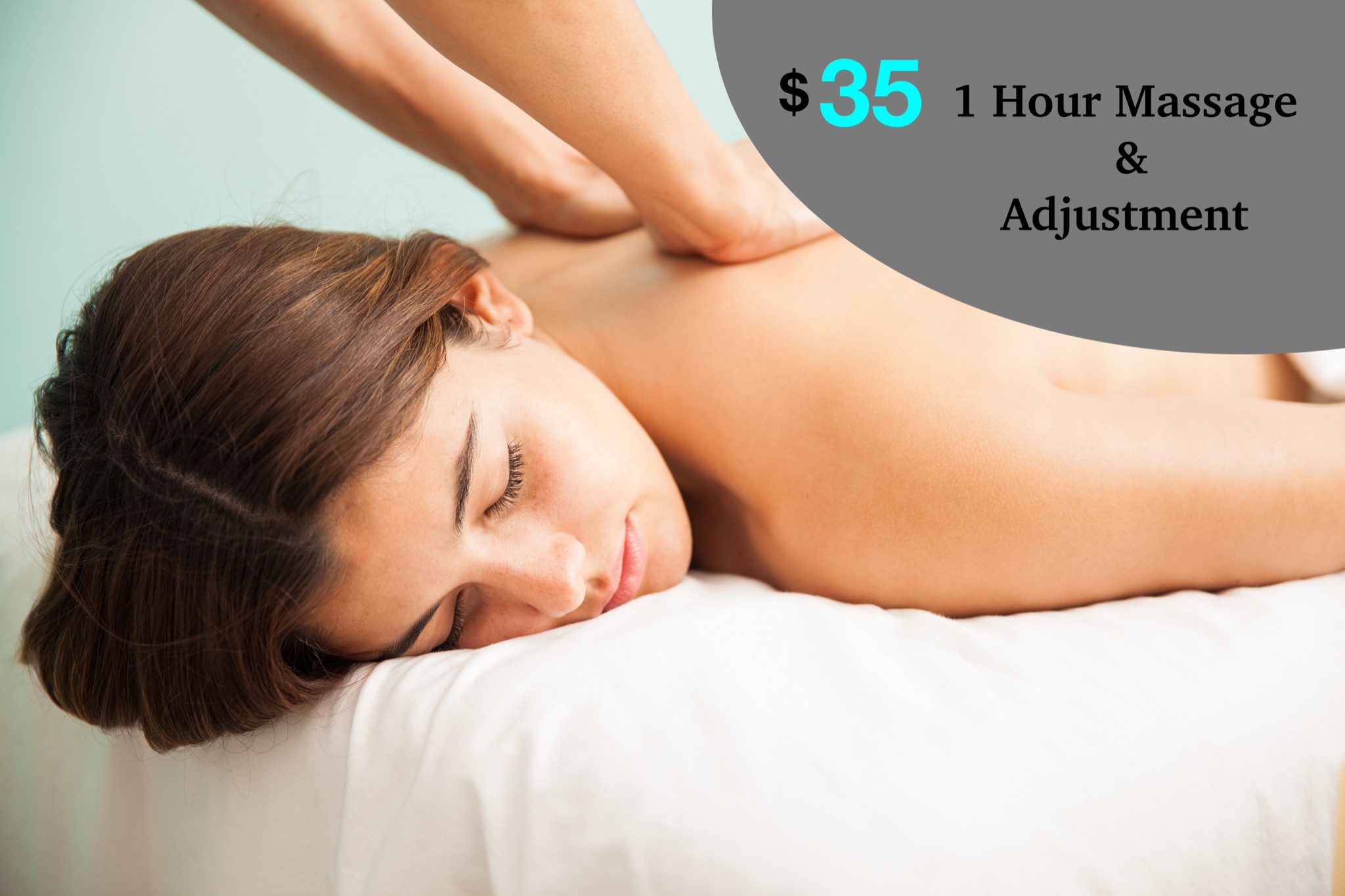 Davis Chiropractic Facebook ad: Chiropractic and Massage