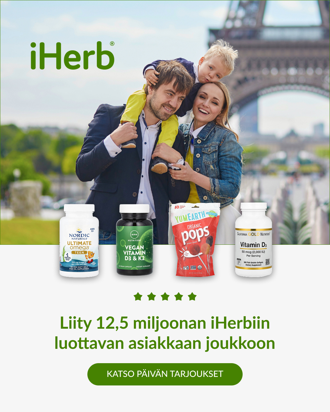 iHerb Facebook ad