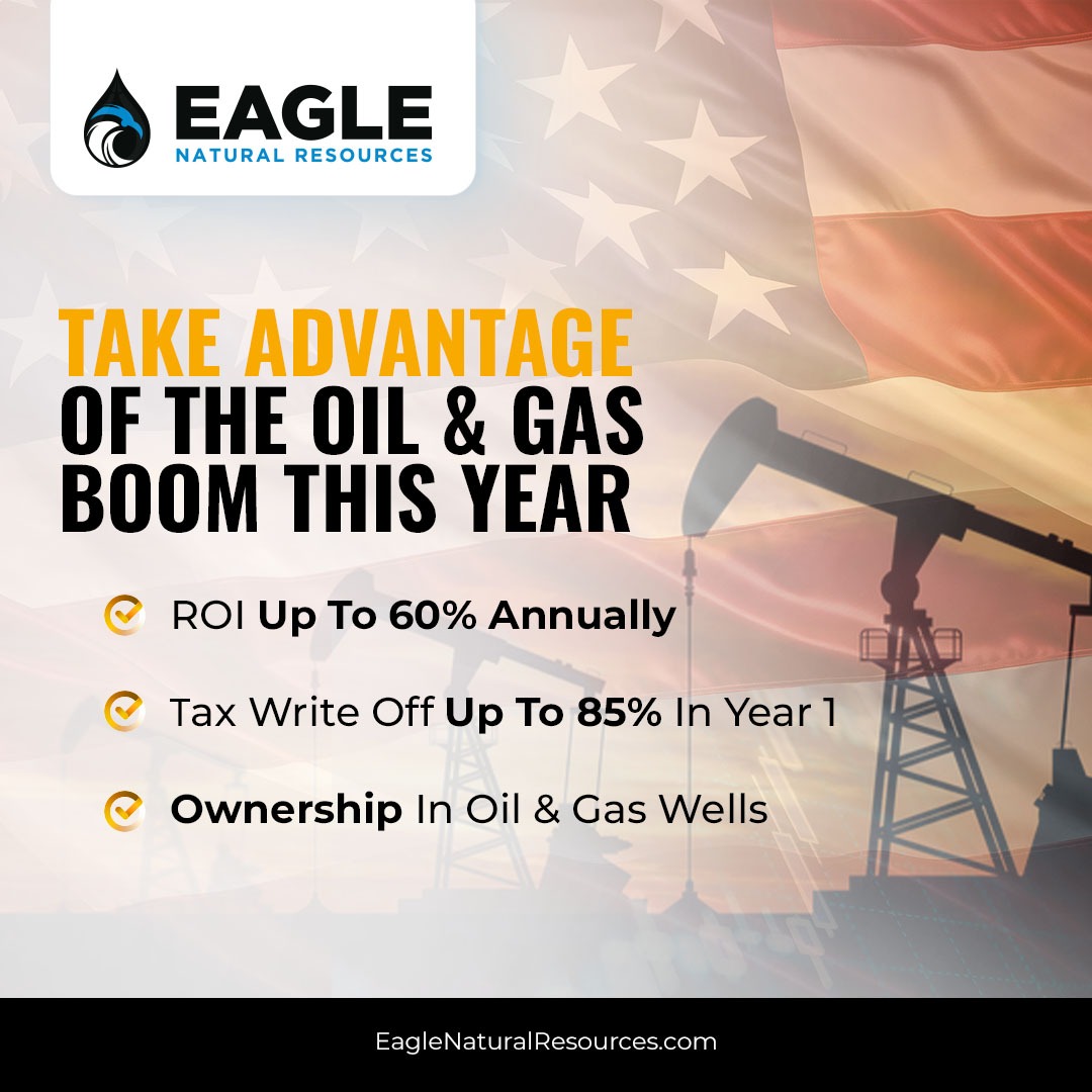 Eagle Natural Resources Facebook ad: Oil & Gas Investments for Accredited Investors