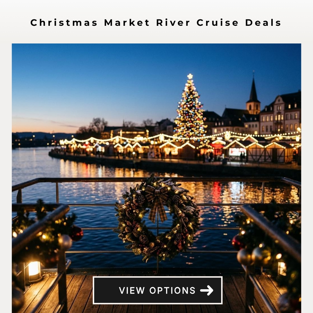 The Finance Circle Facebook ad: Christmas Market River Cruise Deals!