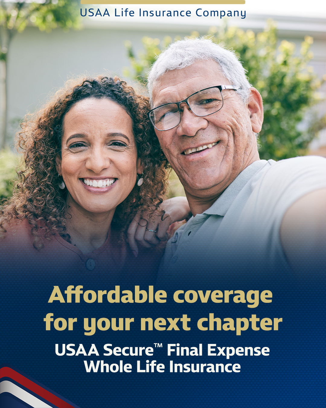 USAA Facebook ad: USAA Secure Final Expense