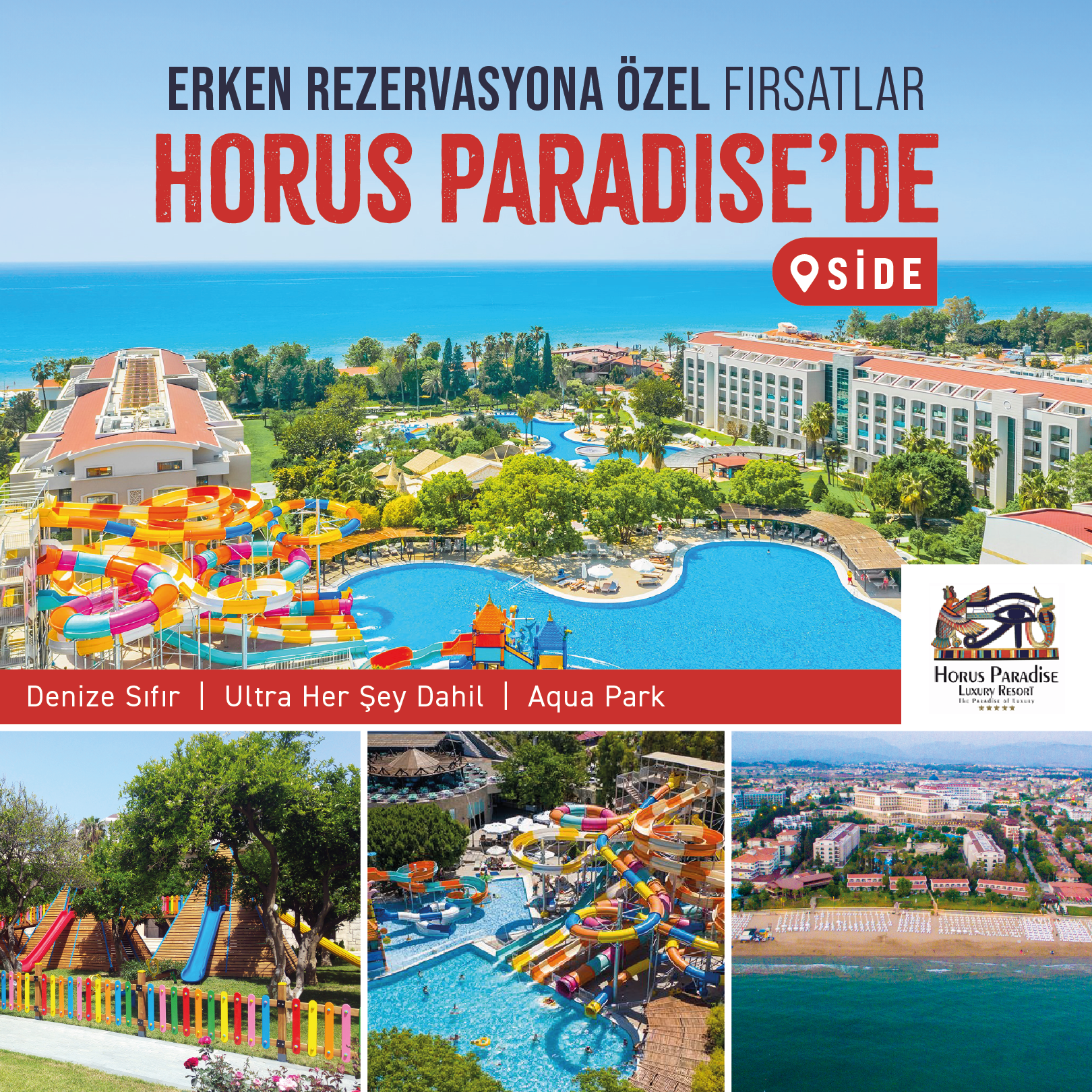 Horus Paradise Luxury Resort Facebook ad