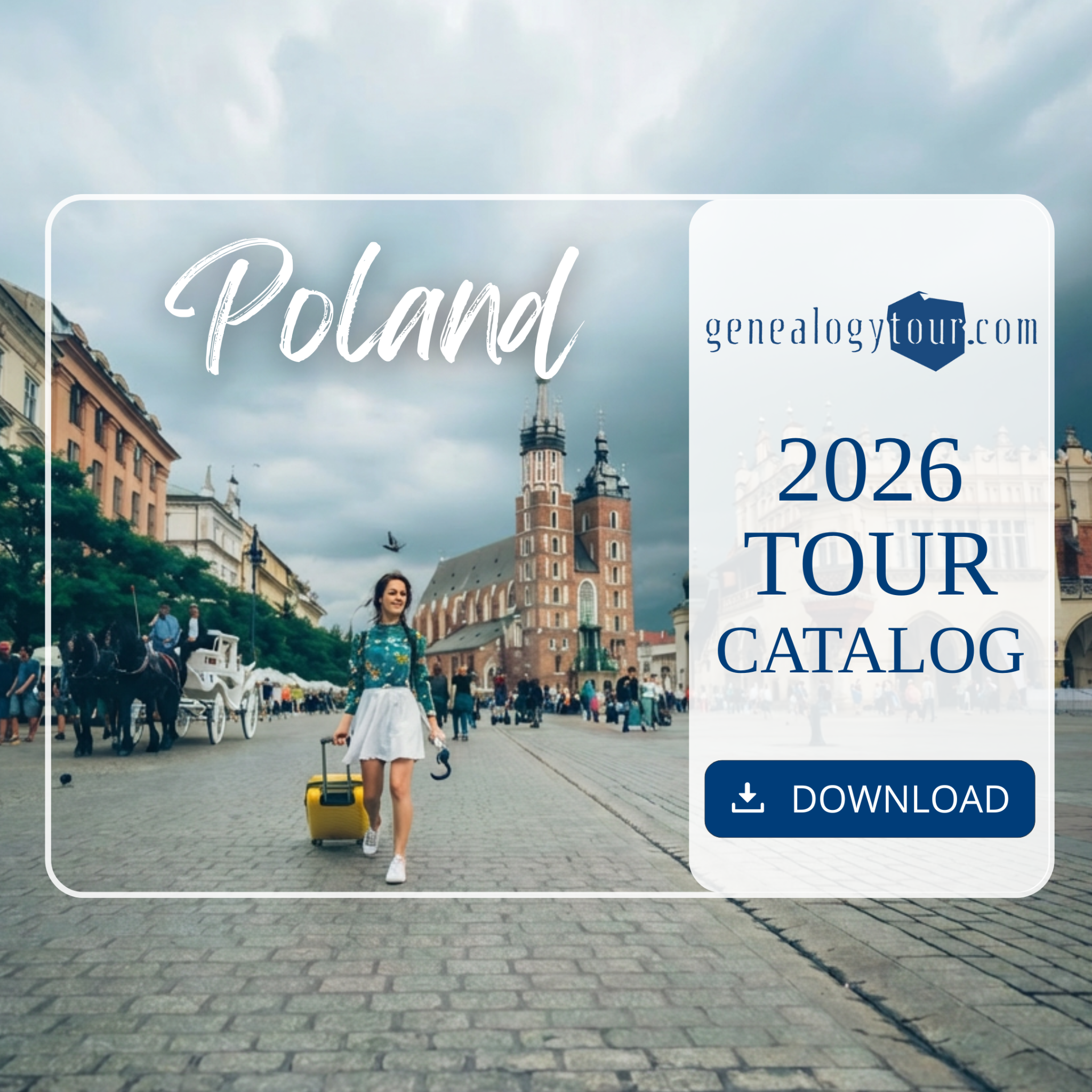 Genealogy Tour - Follow Your Polish Roots Facebook ad