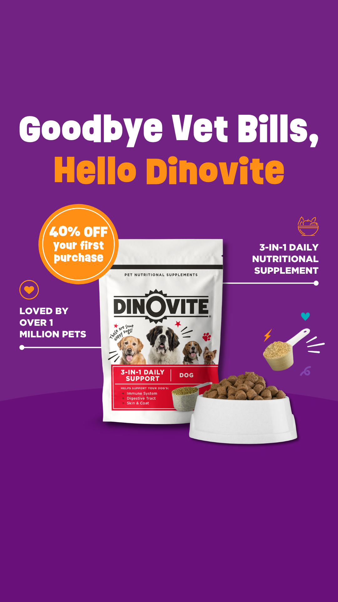 Dinovite.com Facebook ad