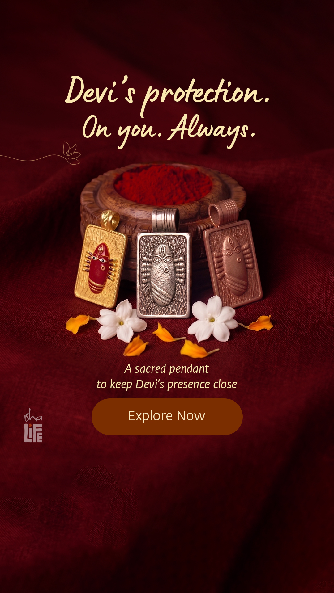 Isha Life Facebook ad