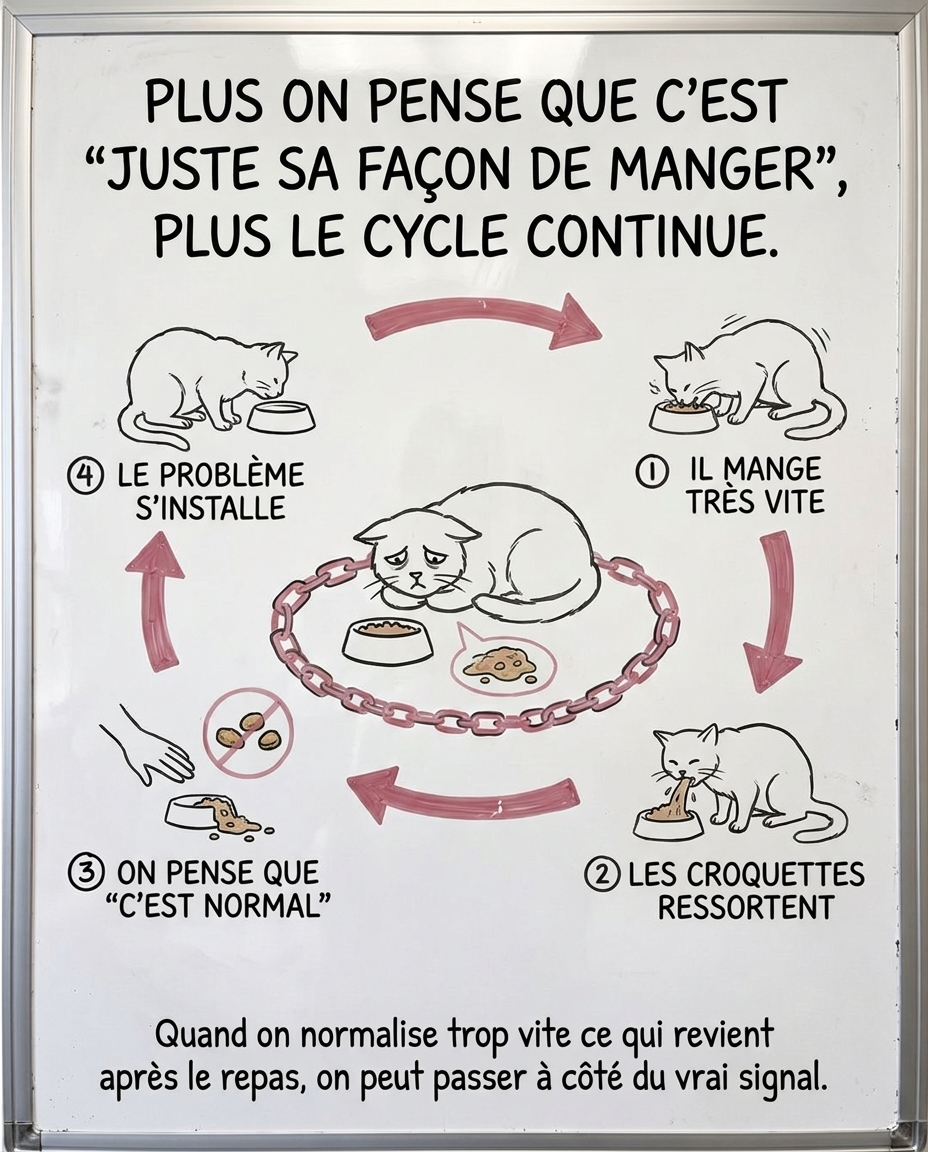 Le Coin des Chats Facebook ad: STOP: ne changez pas encore ses croquettes
