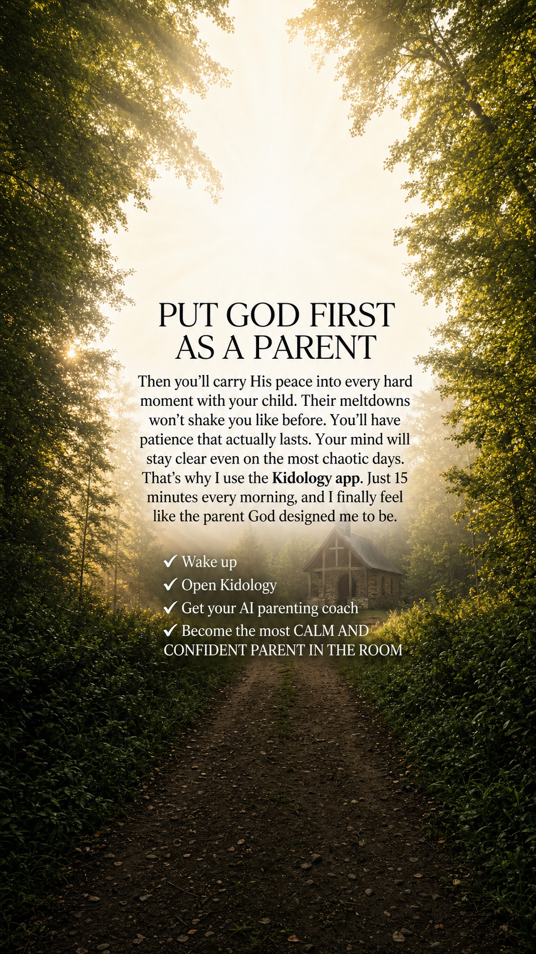 Kidology - Raising with faith Facebook ad