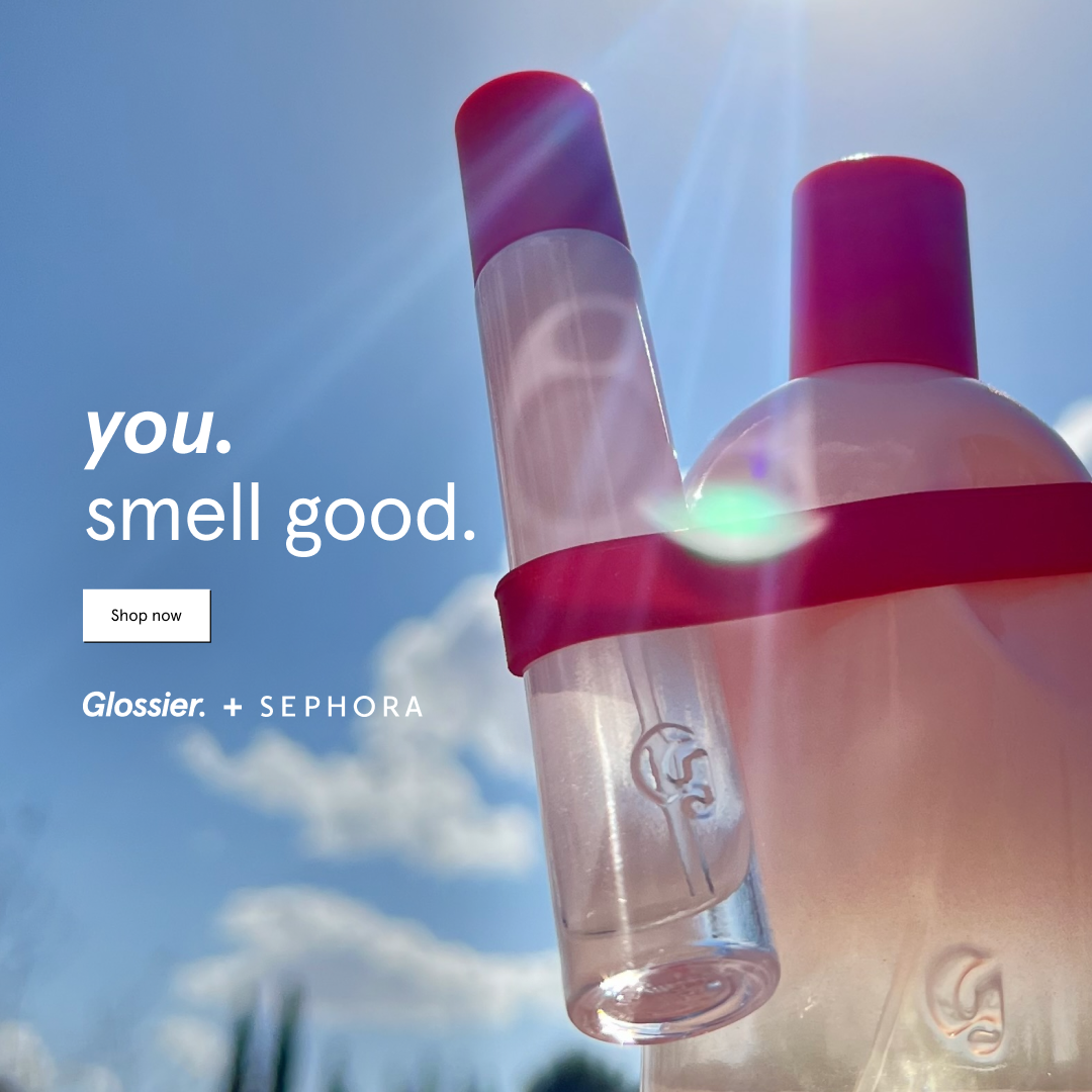 Glossier Facebook ad