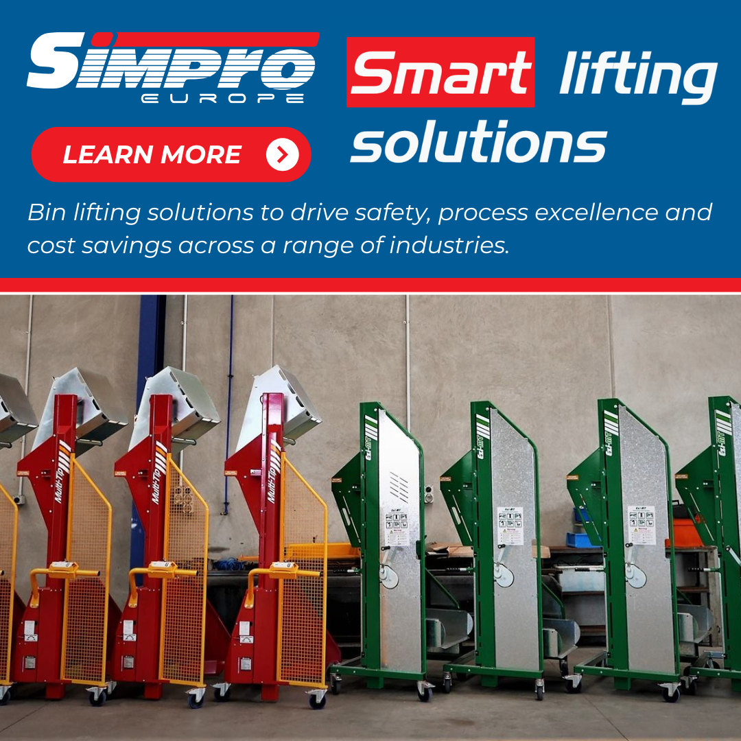 Simpro Europe Facebook ad: At, we’re revolutionising how businesses handle materials…